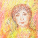 Энергопортрет для Тамары Николаевны Степановой "Солнечные Цветы", 2015г.