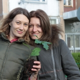 Натуля Устинова и Светлана Родная  с Дубочком
