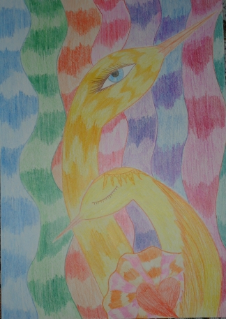 Рисунок для Даюшки, 1 марта 2015, карандаши
